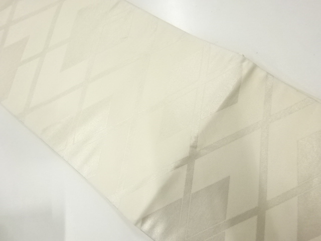 アンティーク　襷模様織出し袋帯（材料）